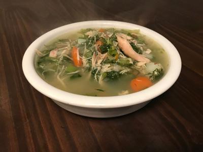 chicken-dill-soup-with-frisse-and-fennel-greens