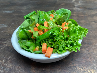 salad-with-celery-carrots-and-italian-dressing