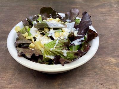 salad-with-creamy-dressing