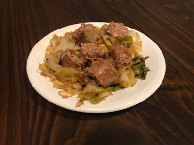 sauteed-cabbage-and-onions-with-sausage