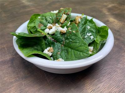spinach-salad-with-ground-cherry-salad-dressing